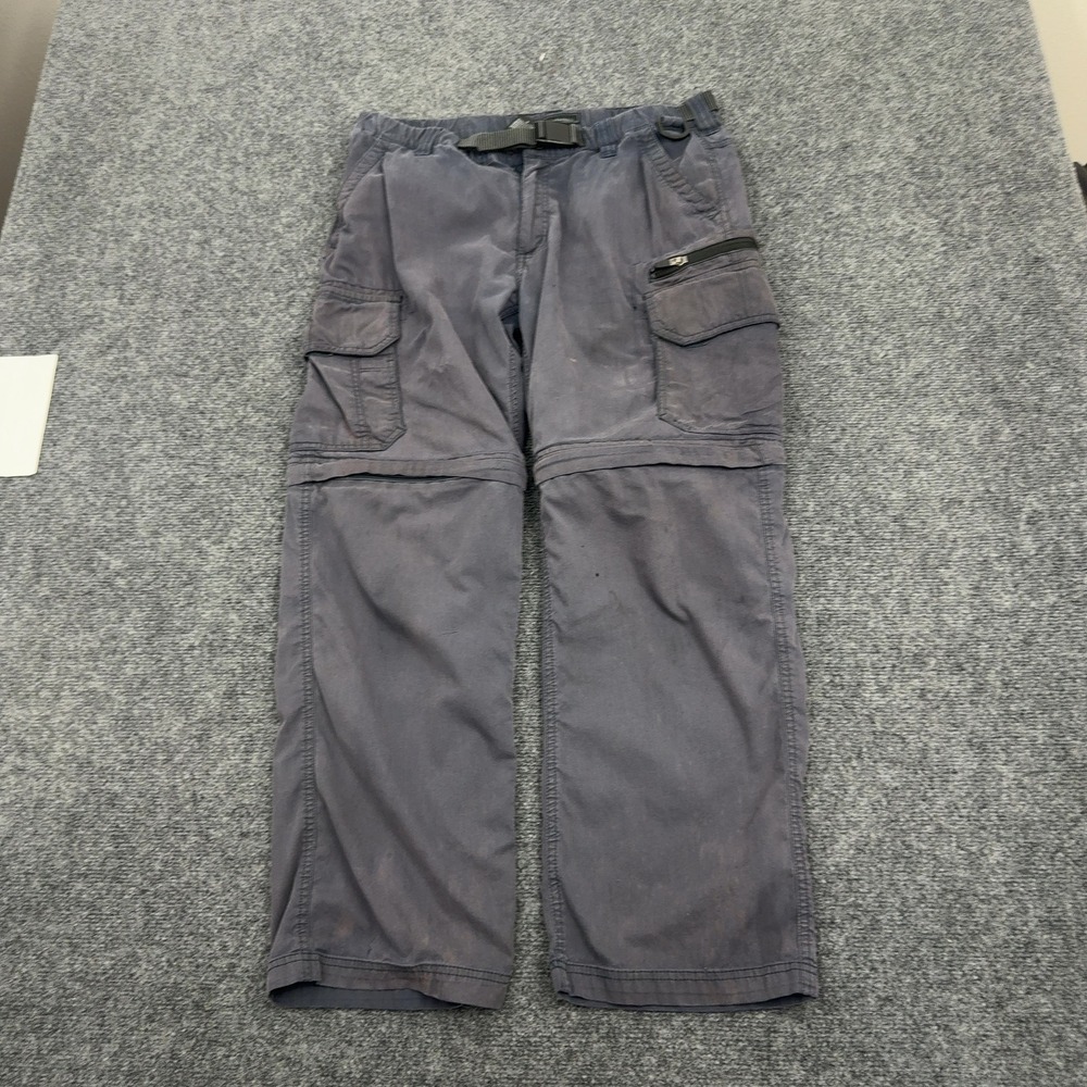 B.C. Clothing Co. Convertible Pant Mens M Grey Cotton Nylon Utility Gorpcore